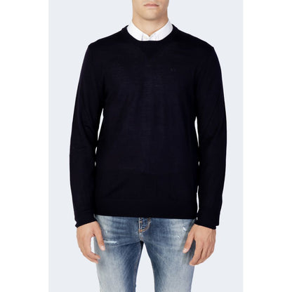 Sudadera de Lana Azul Armani Exchange