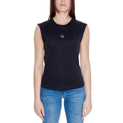 Calvin Klein Jeans Camiseta de algodón negra