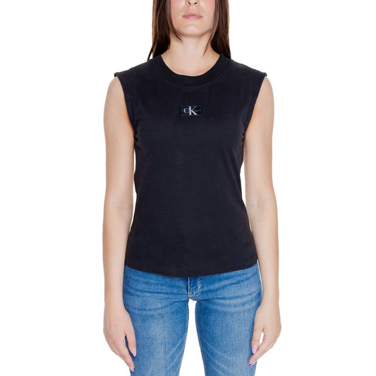 Calvin Klein Jeans Camiseta de algodón negra