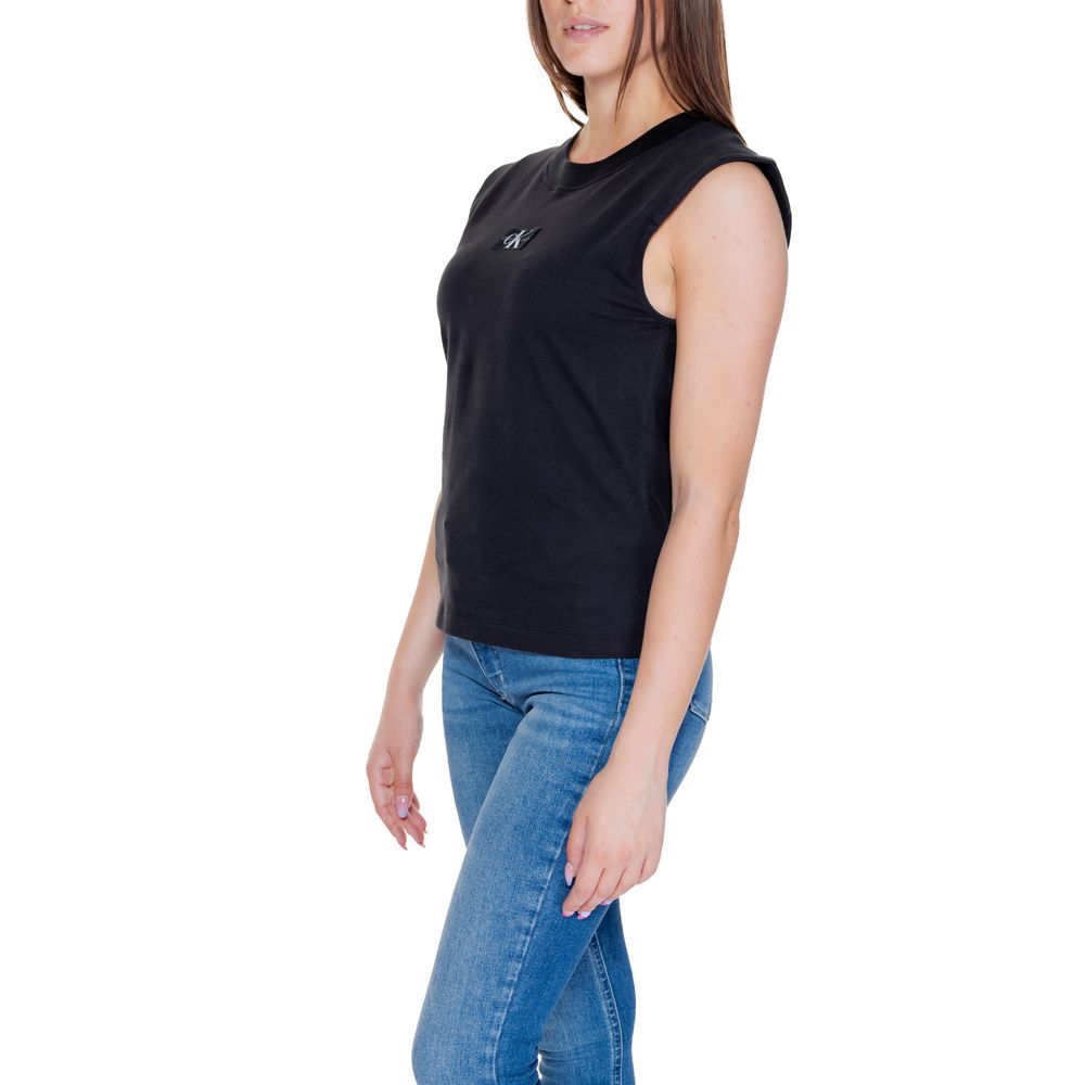 Calvin Klein Jeans Camiseta de algodón negra
