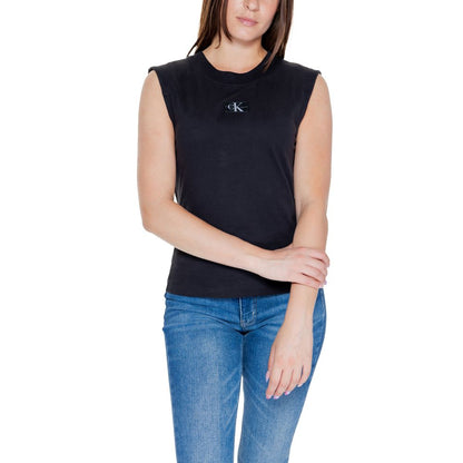 Calvin Klein Jeans Camiseta de algodón negra