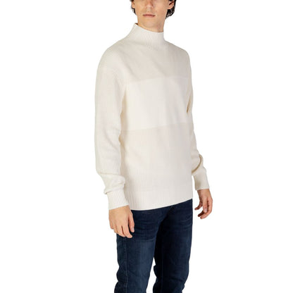 Sudadera de algodón beige Calvin Klein Jeans