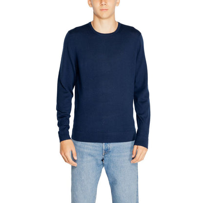 Sudadera de lana reciclada azul Calvin Klein