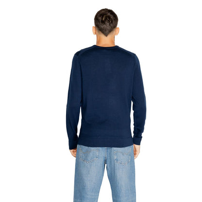 Sudadera de lana reciclada azul Calvin Klein