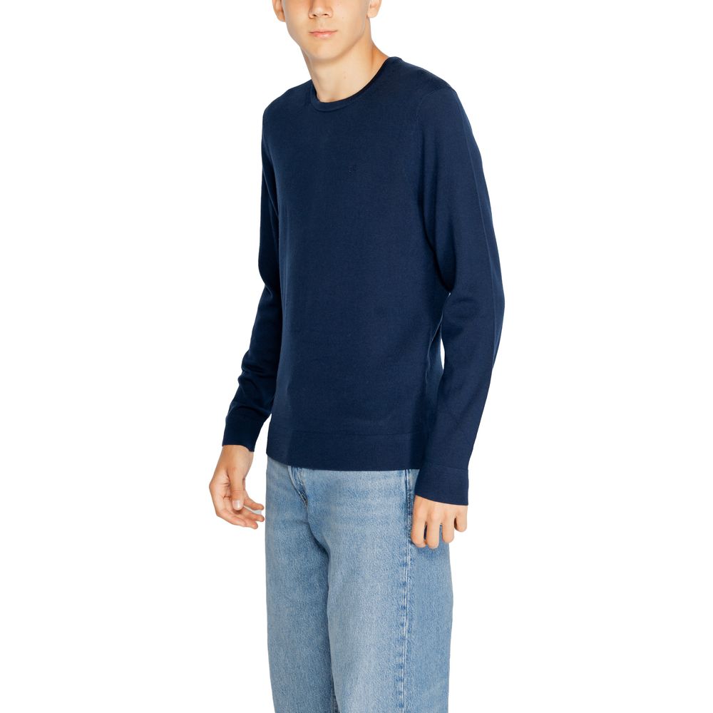 Sudadera de lana reciclada azul Calvin Klein