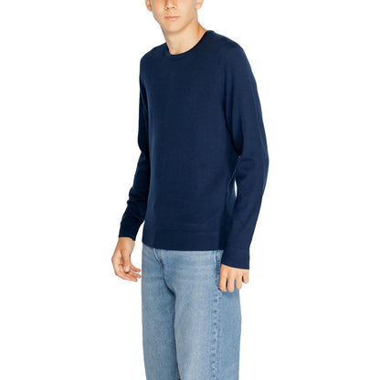 Sudadera de lana reciclada azul Calvin Klein
