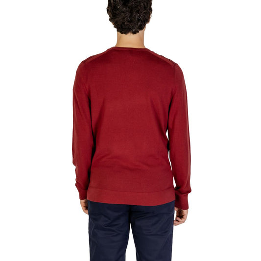 Sudadera Calvin Klein de lana reciclada Burdeos
