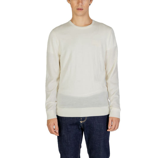 Sudadera Calvin Klein de lana reciclada color crema
