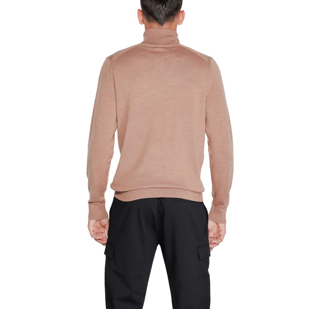 Cuello alto de lana beige Calvin Klein
