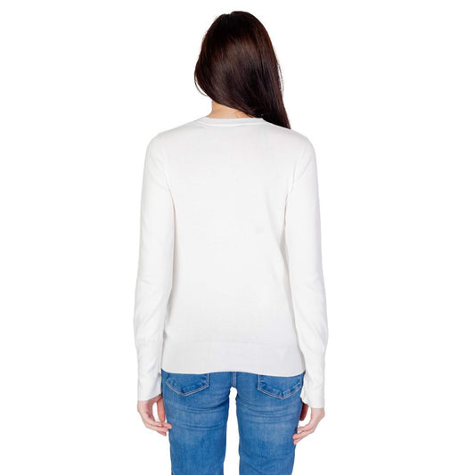 Sudadera de algodón blanca Guess
