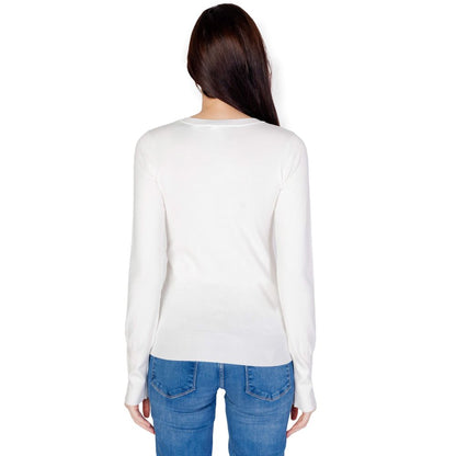 Sudadera de algodón blanca Guess