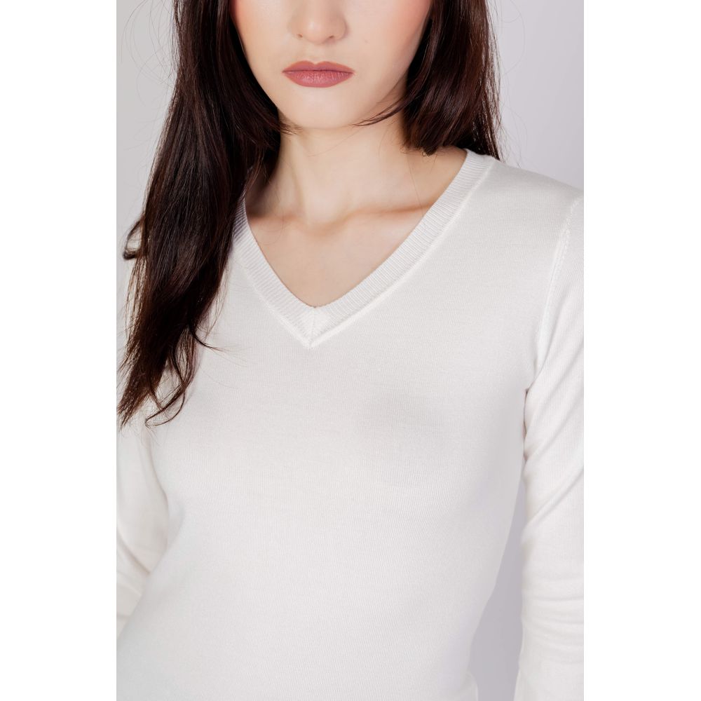 Sudadera de algodón blanca Guess