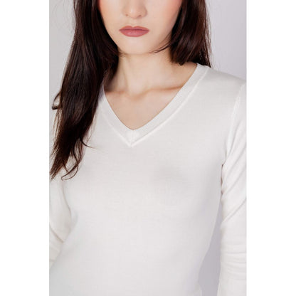 Sudadera de algodón blanca Guess