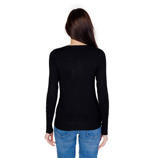 Sudadera de algodón negra Guess