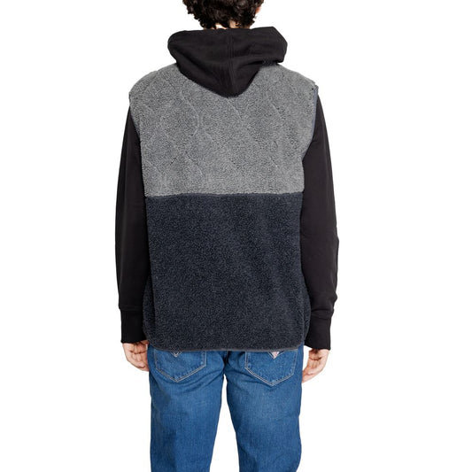 Tommy Hilfiger Jeans Chaqueta sin mangas de poliéster reciclado negra