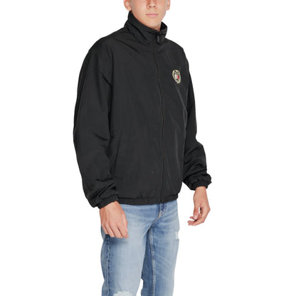 Chaqueta Tommy Hilfiger de concha de poliéster reciclado negra