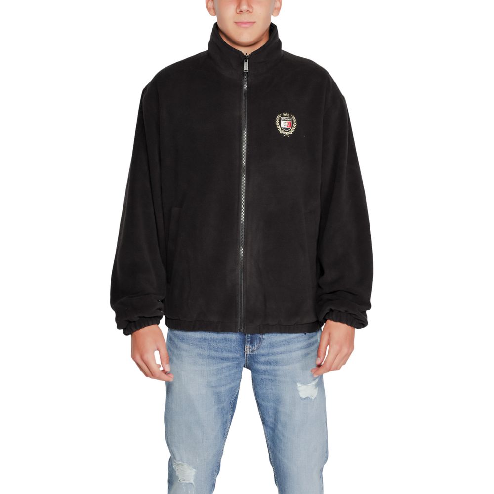 Chaqueta Tommy Hilfiger de concha de poliéster reciclado negra