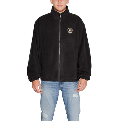 Chaqueta Tommy Hilfiger de concha de poliéster reciclado negra