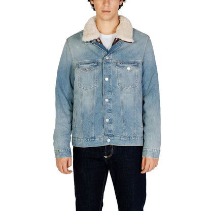Chaqueta de jean Tommy Hilfiger de algodón azul claro