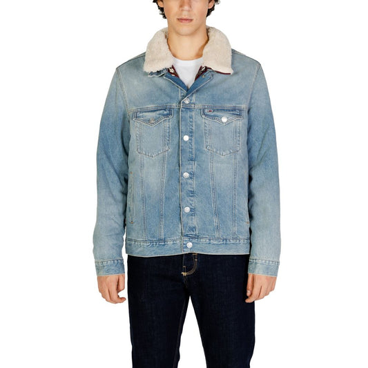 Chaqueta de jean Tommy Hilfiger de algodón azul claro