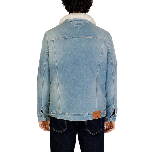Chaqueta de jean Tommy Hilfiger de algodón azul claro