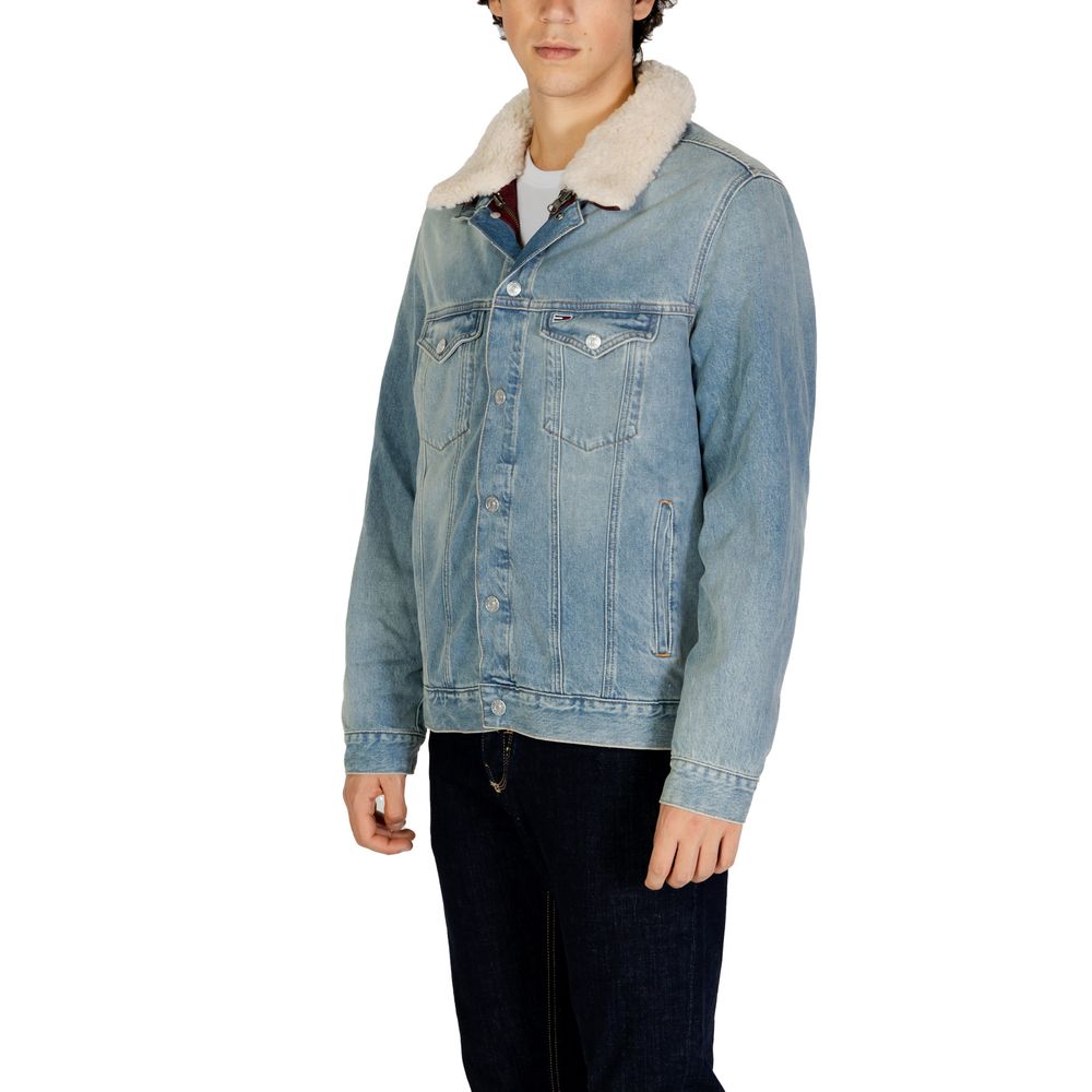 Chaqueta de jean Tommy Hilfiger de algodón azul claro
