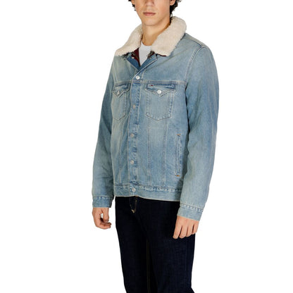 Chaqueta de jean Tommy Hilfiger de algodón azul claro