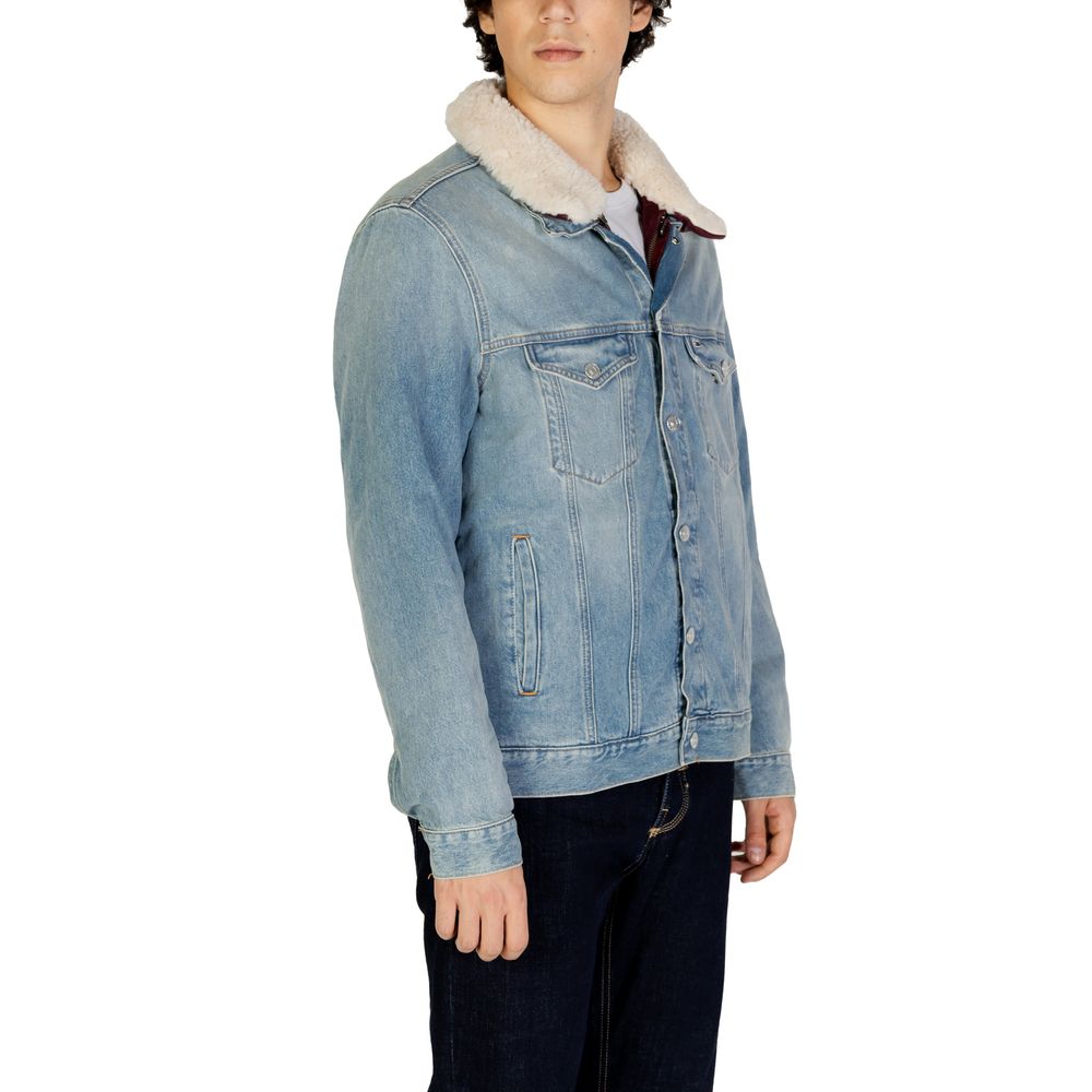 Chaqueta de jean Tommy Hilfiger de algodón azul claro