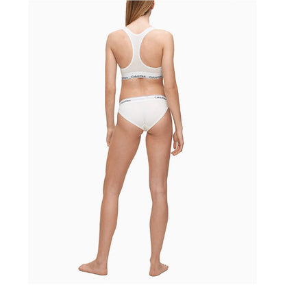 Calvin Klein Underwear Braguita de algodón blanca