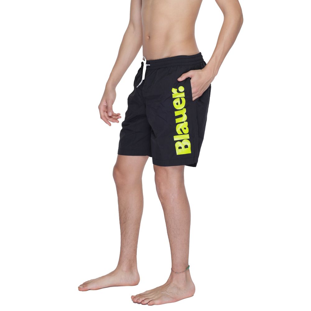 Pantalón corto de baño Blauer de poliamida negra