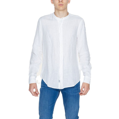 Camisa de lino blanco Blauer