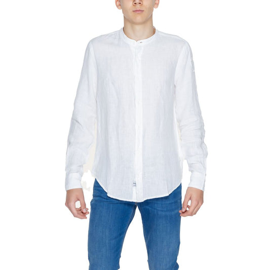 Camisa de lino blanco Blauer