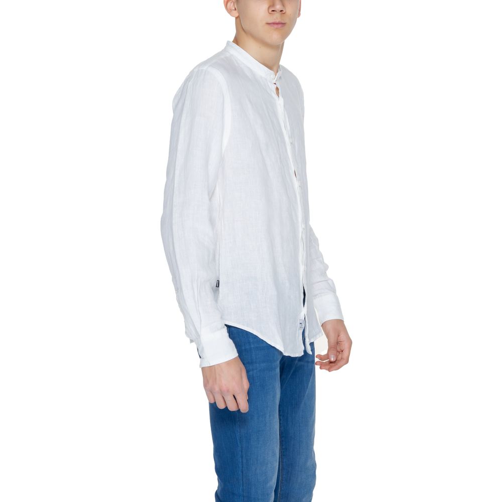 Camisa de lino blanco Blauer