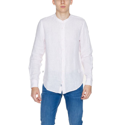 Camisa de lino multicolor Blauer