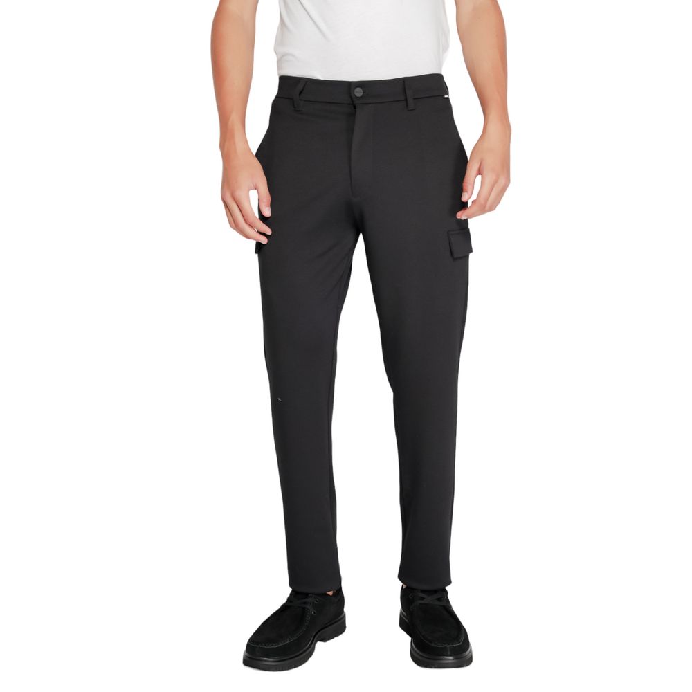 Pantalón deportivo Calvin Klein de poliéster reciclado negro