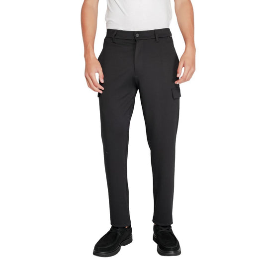 Pantalón deportivo Calvin Klein de poliéster reciclado negro
