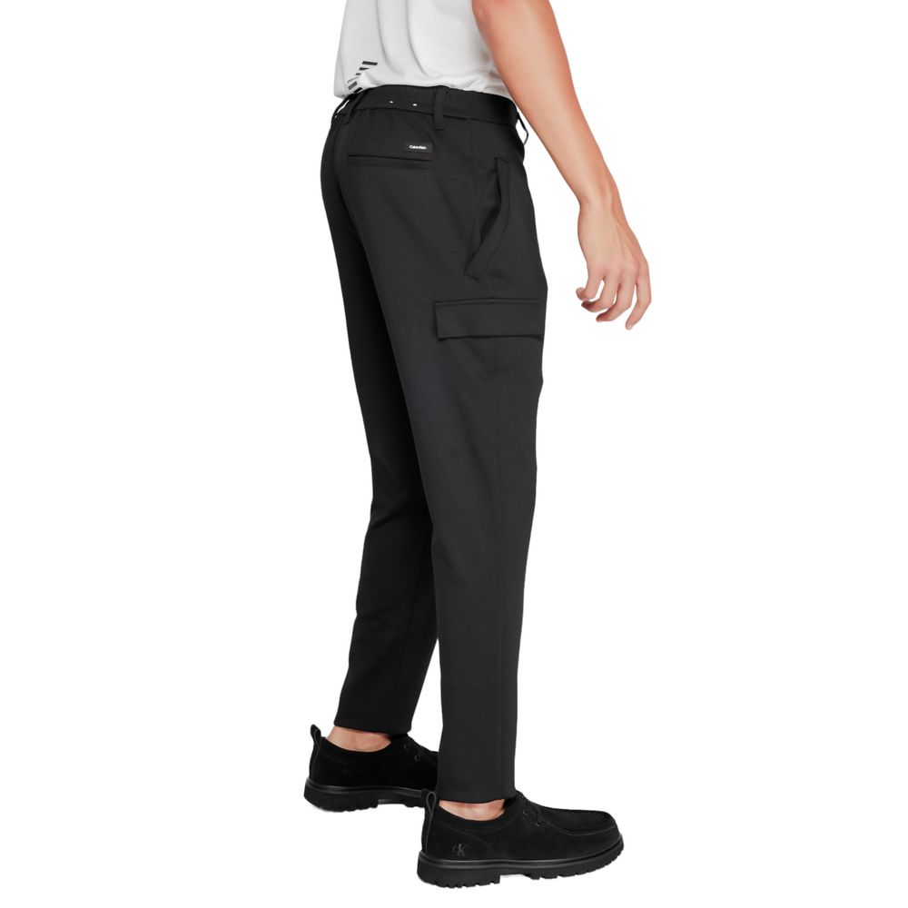 Pantalón deportivo Calvin Klein de poliéster reciclado negro