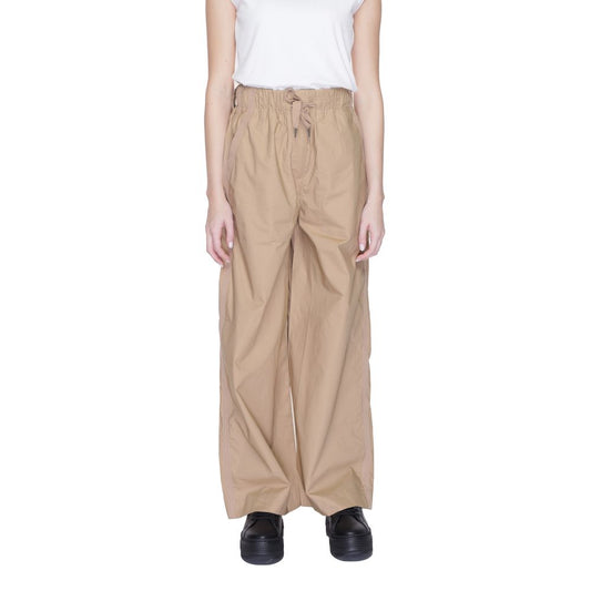 Pantalones casuales Blauer de algodón beis
