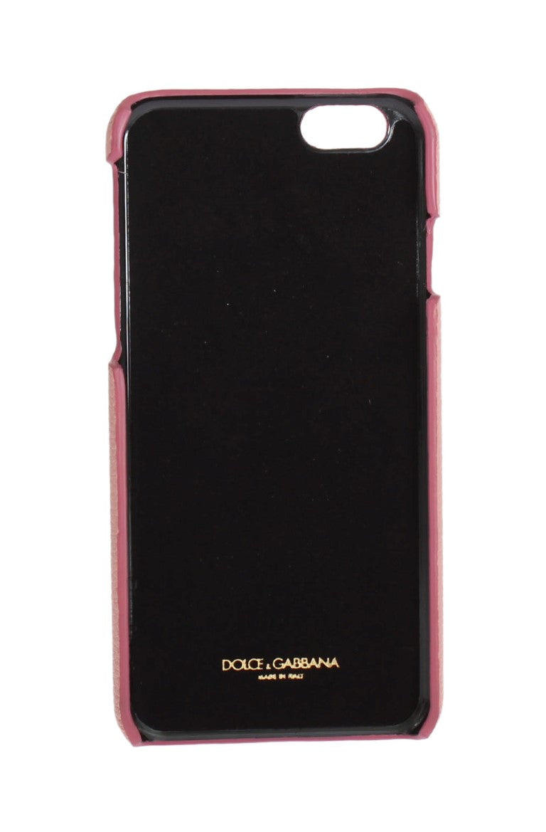 Funda de teléfono Dolce & Gabbana de piel rosa con corazón