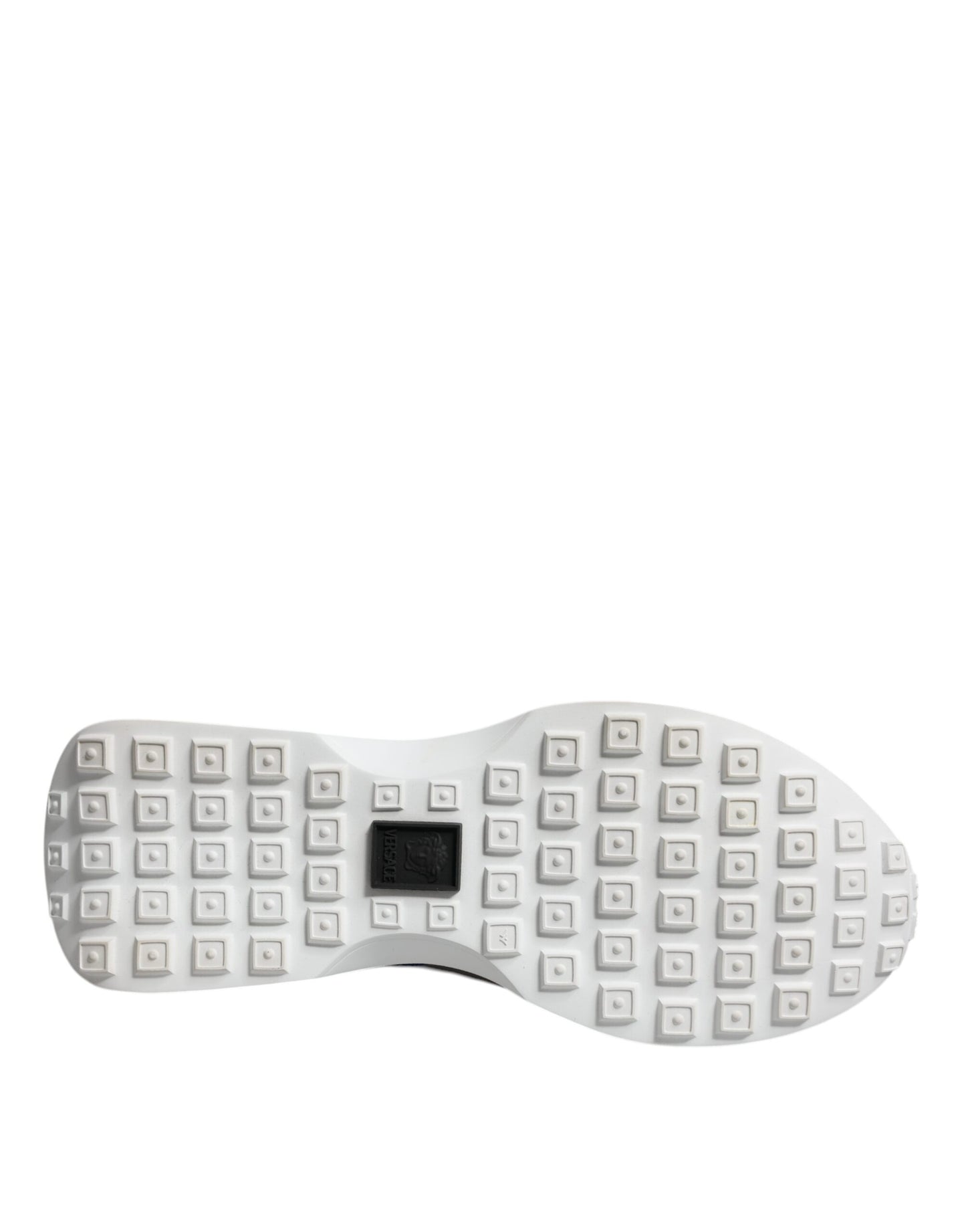 Versace Medusa Low-Top Multicolor Check Canvas Sneakers