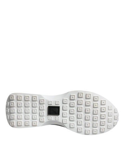 Versace Medusa Low-Top Multicolor Check Canvas Sneakers