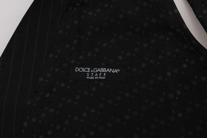 Chaleco Dolce & Gabbana gris a rayas de algodón STAFF
