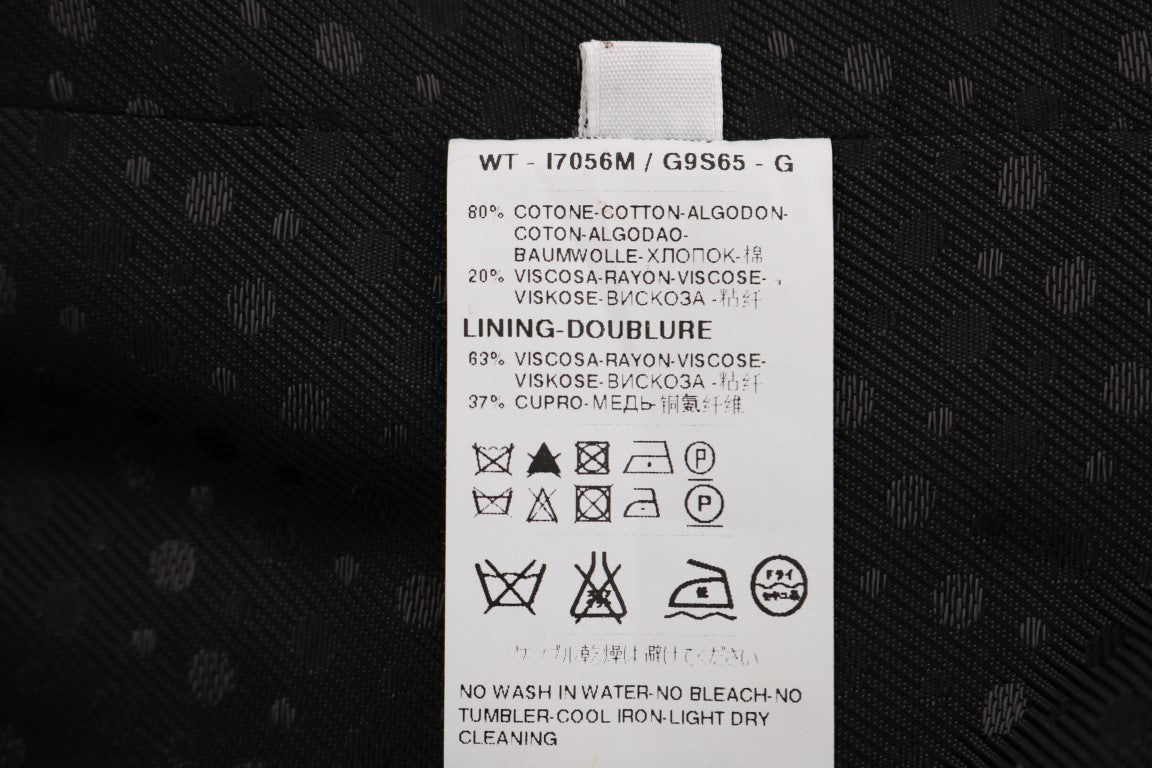Chaleco Dolce & Gabbana gris a rayas de algodón STAFF