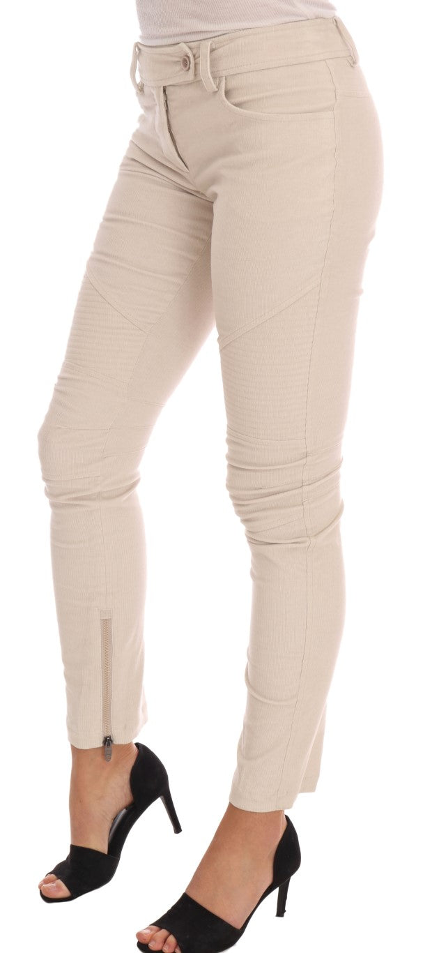 Vaqueros Slim de Pana Beige Ermanno Scervino