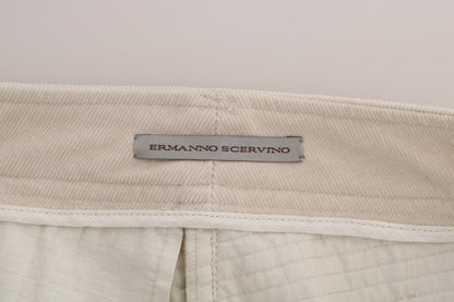 Vaqueros Slim de Pana Beige Ermanno Scervino