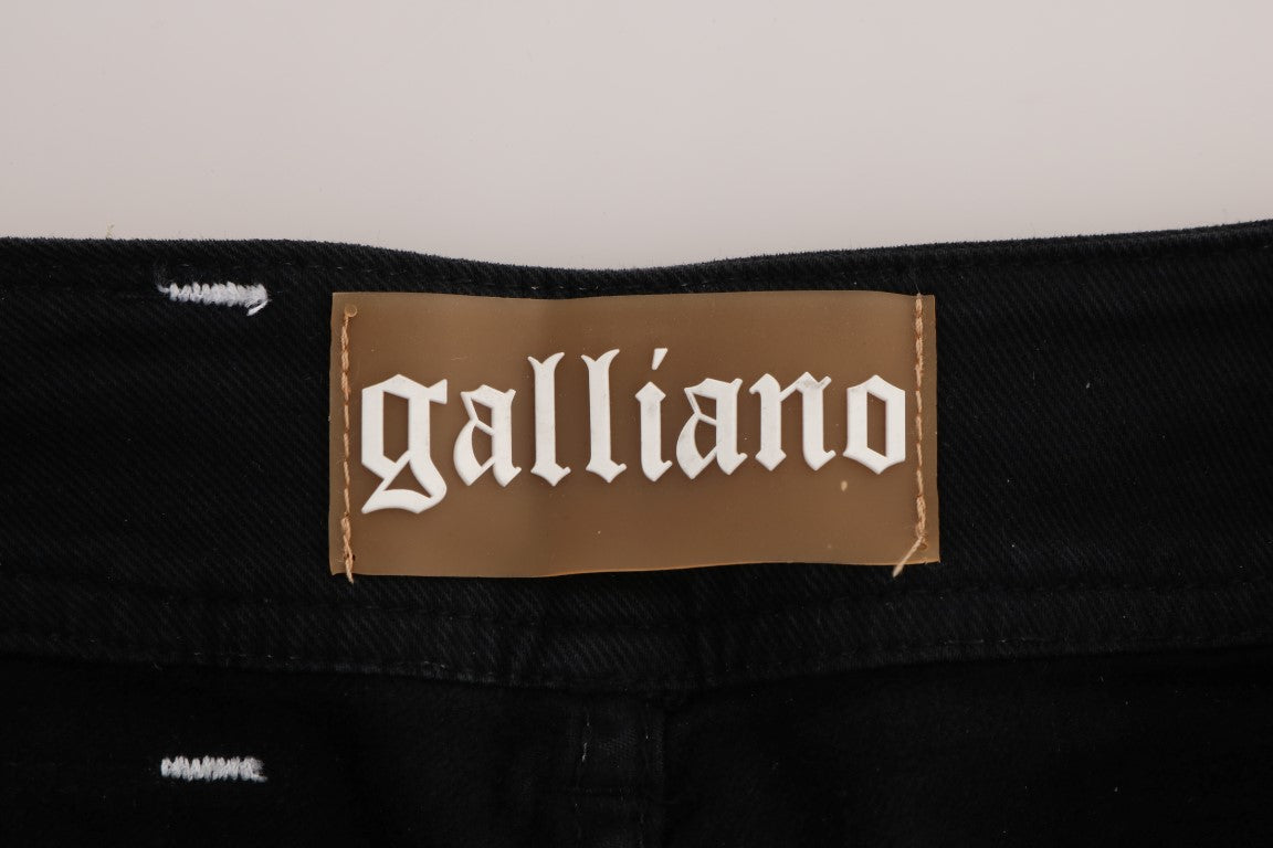 Vaqueros John Galliano Gris Lavado Algodón Elástico Corte Regular