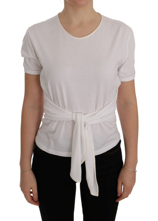 Camiseta Dolce & Gabbana de algodón y seda blanca