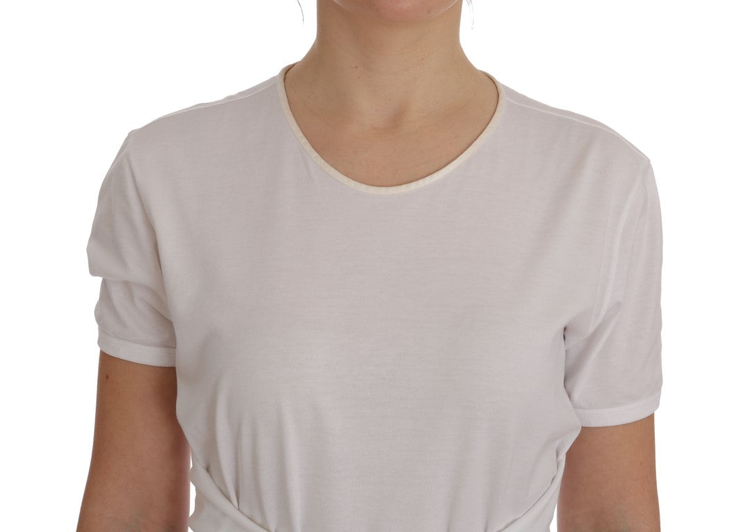 Camiseta Dolce & Gabbana de algodón y seda blanca