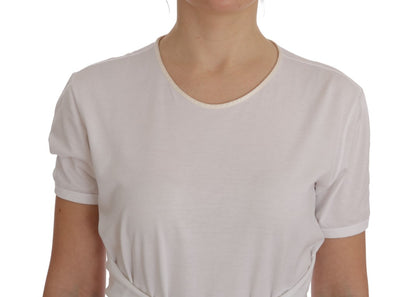Camiseta Dolce & Gabbana de algodón y seda blanca