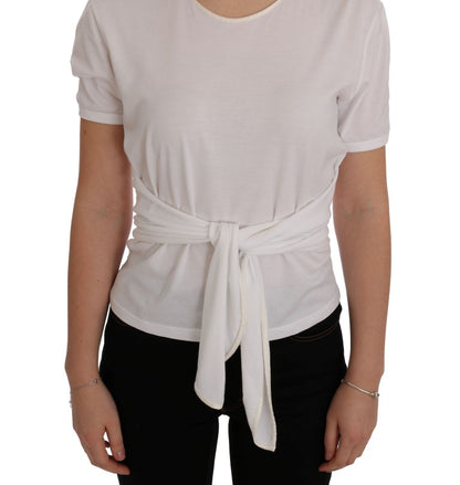 Camiseta Dolce & Gabbana de algodón y seda blanca